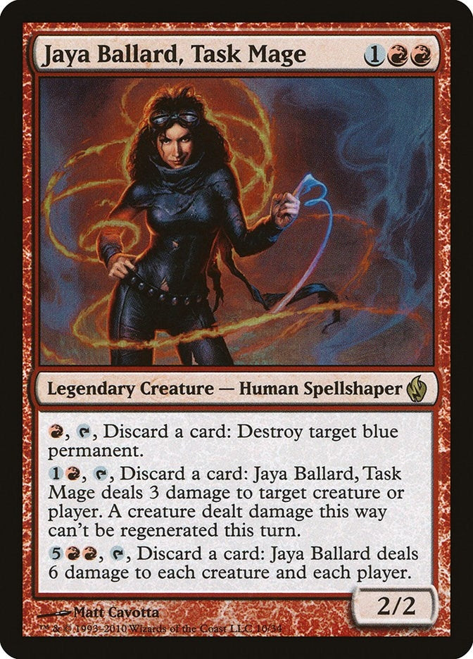 Image for Jaya Ballard, Task Mage (Premium Deck Series: Fire and Lightning) (10) - Magic: The Gathering