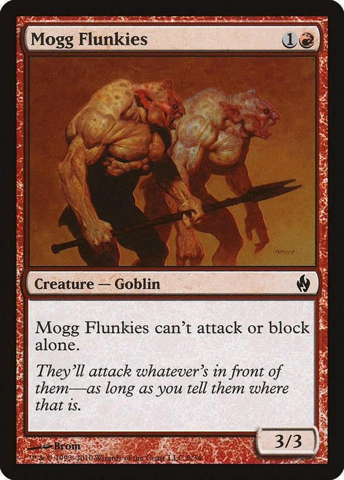 Image for Mogg Flunkies (Premium Deck Series: Fire and Lightning) (8) - Magic: The Gathering