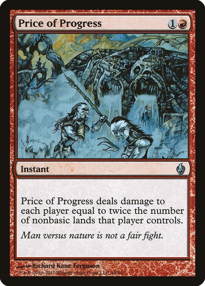 Image for Price of Progress (Premium Deck Series: Fire and Lightning) (18) - Magic: The Gathering