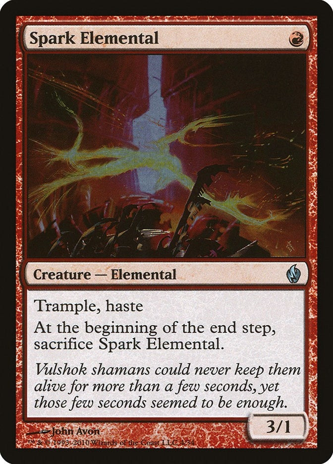 Image for Spark Elemental (Premium Deck Series: Fire and Lightning) (4) - Magic: The Gathering