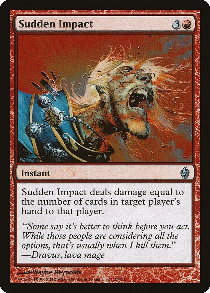 Image for Sudden Impact (Premium Deck Series: Fire and Lightning) (25) - Magic: The Gathering