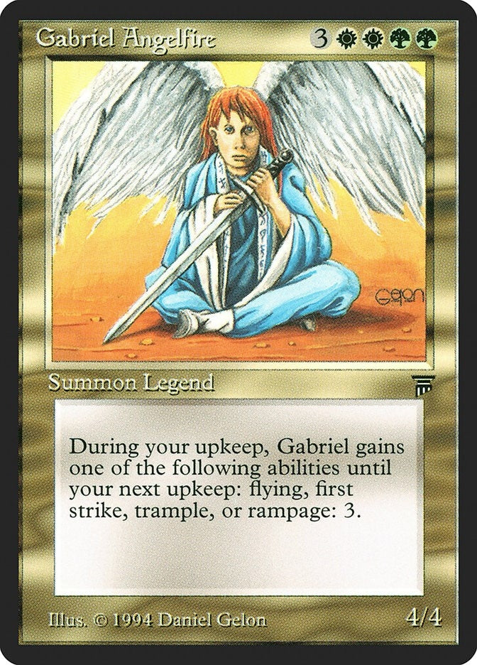 Image for Gabriel Angelfire (Legends) - Magic: The Gathering