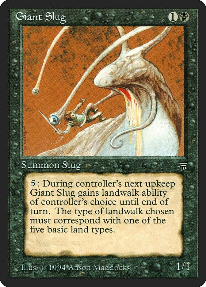 Image for Giant Slug (Legends) - Magic: The Gathering