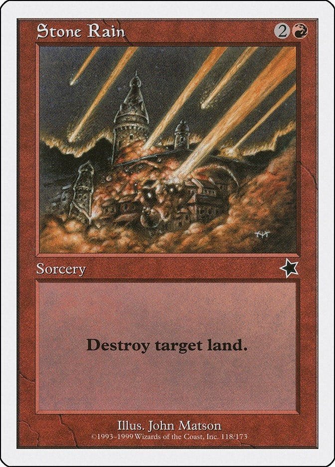 Image for Stone Rain (Starter 1999) (118) - Magic: The Gathering