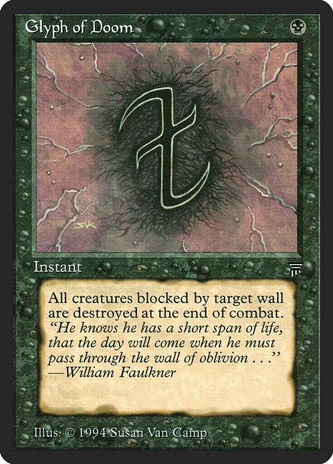Image for Glyph of Doom (Legends) - Magic: The Gathering
