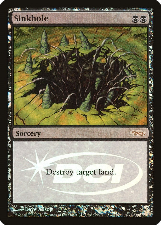 Image for Sinkhole (Judge Promos) (1) - Magic: The Gathering