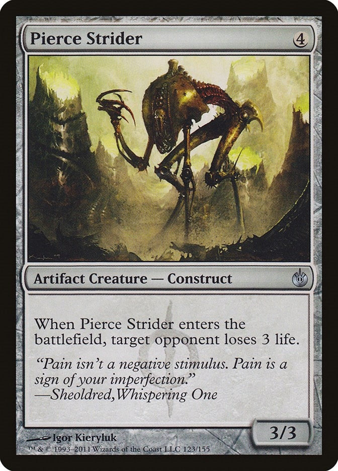 Image for Pierce Strider (Mirrodin Besieged) (123) - Magic: The Gathering