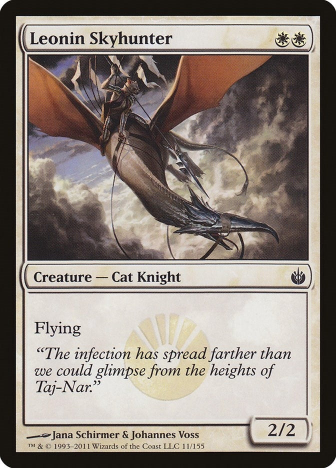 Image for Leonin Skyhunter (Mirrodin Besieged) (11) - Magic: The Gathering