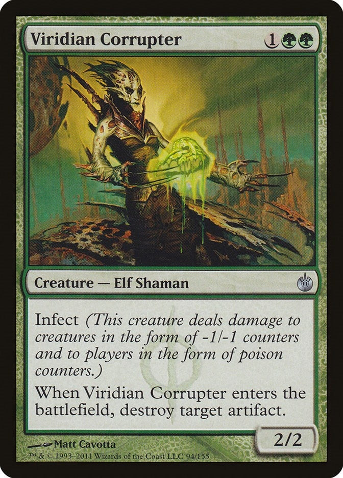 Image for Viridian Corrupter (Mirrodin Besieged) (94) - Magic: The Gathering