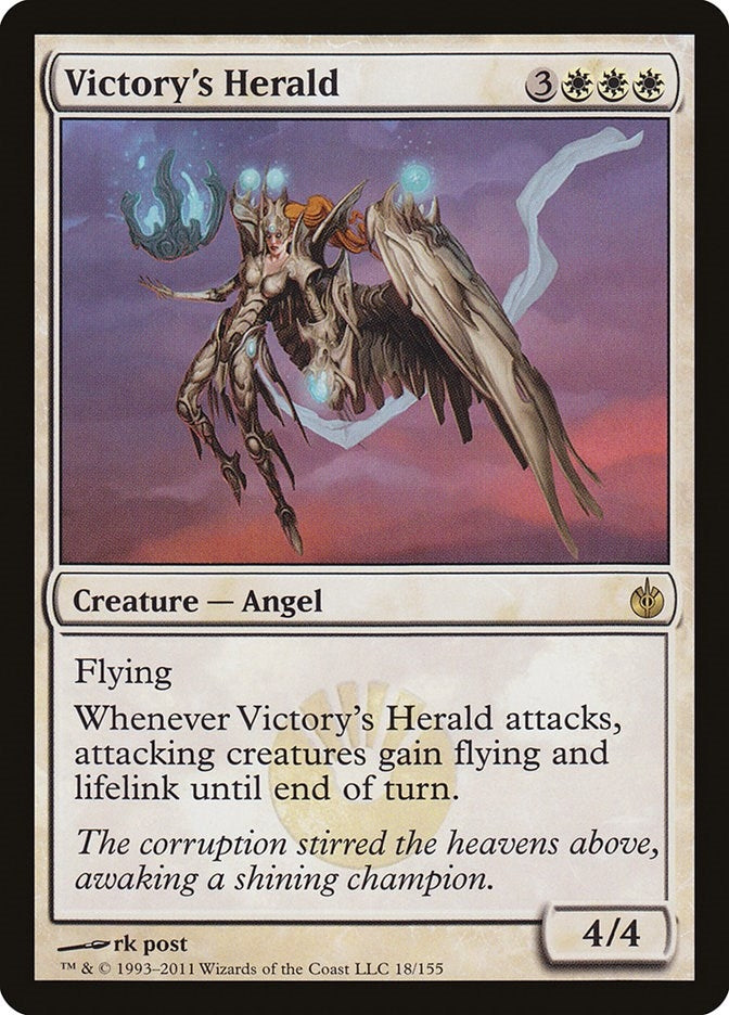Image for Victory's Herald (Mirrodin Besieged) (18) - Magic: The Gathering