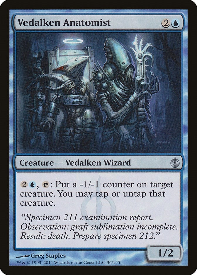 Image for Vedalken Anatomist (Mirrodin Besieged) (36) - Magic: The Gathering