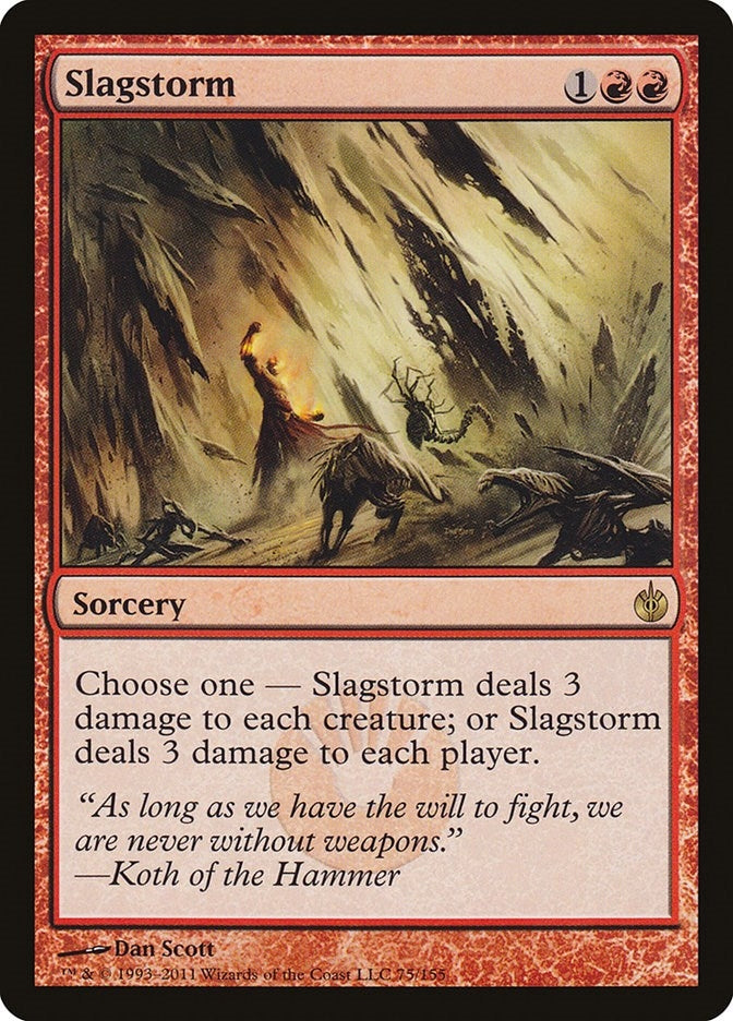 Image for Slagstorm (Mirrodin Besieged) (75) - Magic: The Gathering