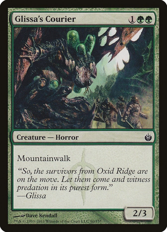 Image for Glissa's Courier (Mirrodin Besieged) (80) - Magic: The Gathering