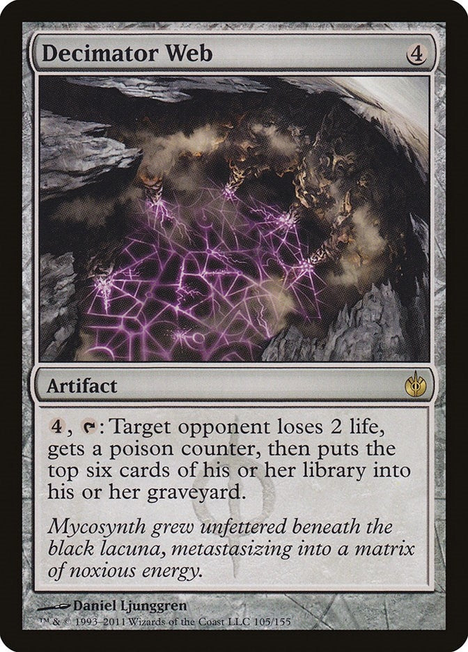 Image for Decimator Web (Mirrodin Besieged) (105) - Magic: The Gathering