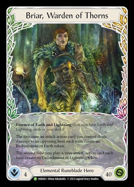 Image for Briar, Warden of Thorns - HER063 (Flesh and Blood: Promo Cards) (HER063) - Flesh and Blood TCG