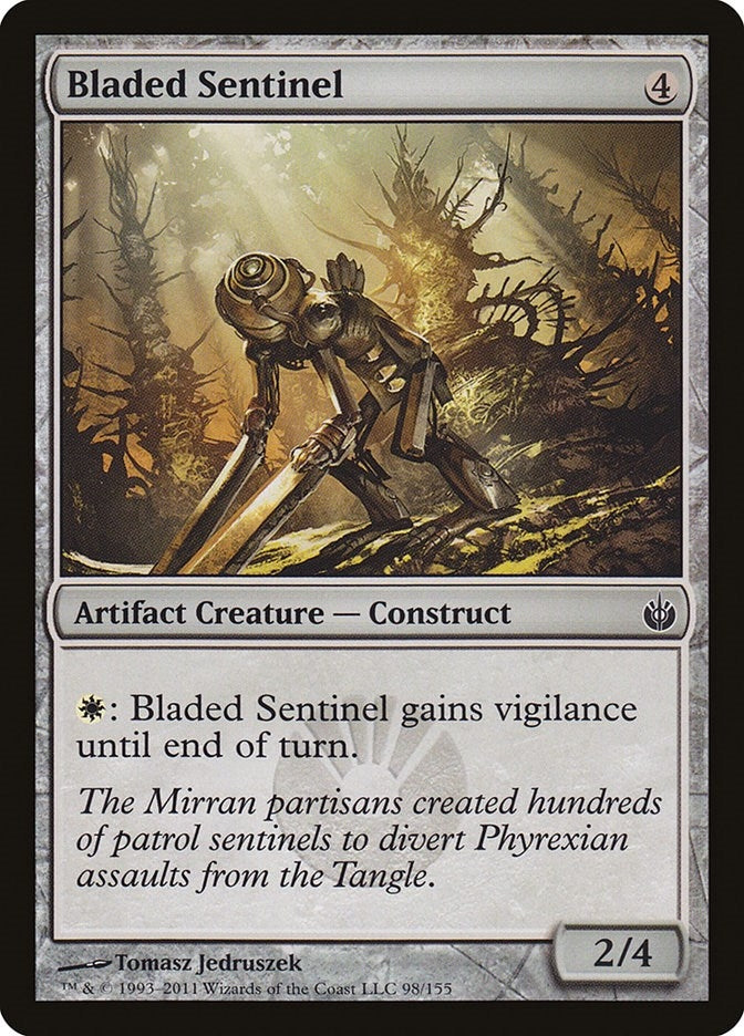 Image for Bladed Sentinel (Mirrodin Besieged) (98) - Magic: The Gathering
