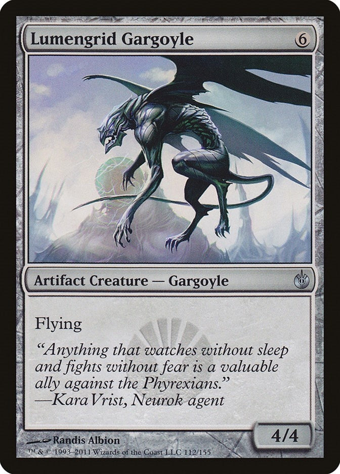 Image for Lumengrid Gargoyle (Mirrodin Besieged) (112) - Magic: The Gathering