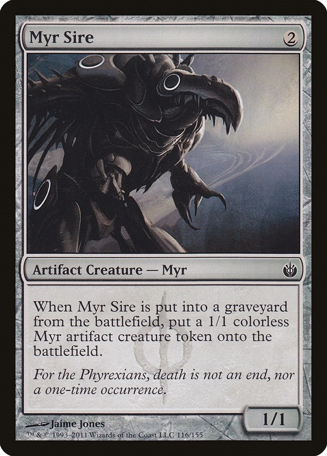 Image for Myr Sire (Mirrodin Besieged) (116) - Magic: The Gathering