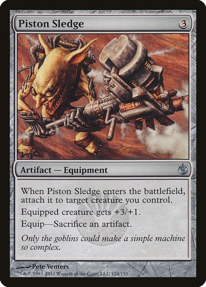 Image for Piston Sledge (Mirrodin Besieged) (124) - Magic: The Gathering
