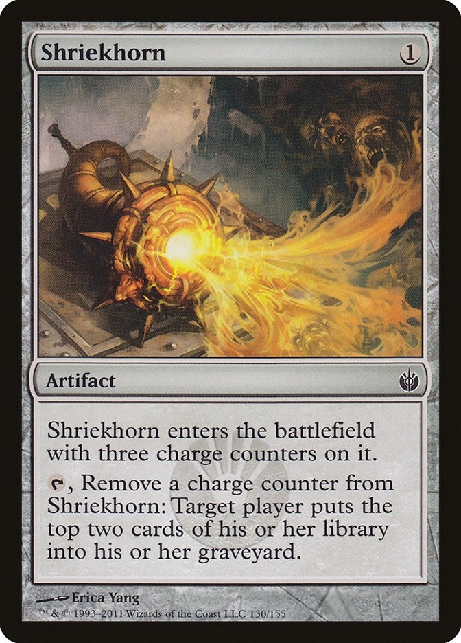 Image for Shriekhorn (Mirrodin Besieged) (130) - Magic: The Gathering