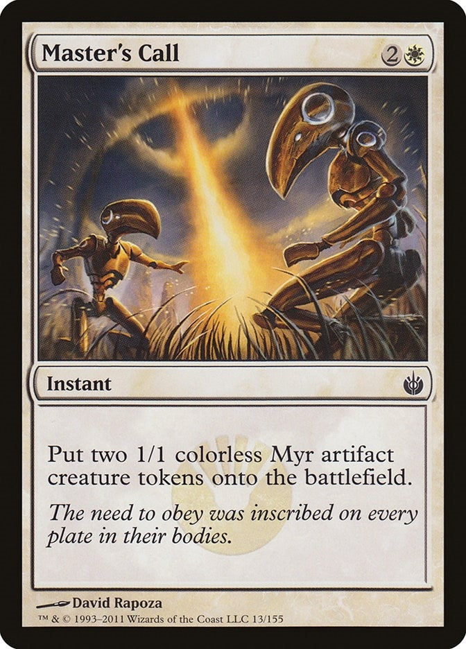 Image for Master's Call (Mirrodin Besieged) (13) - Magic: The Gathering