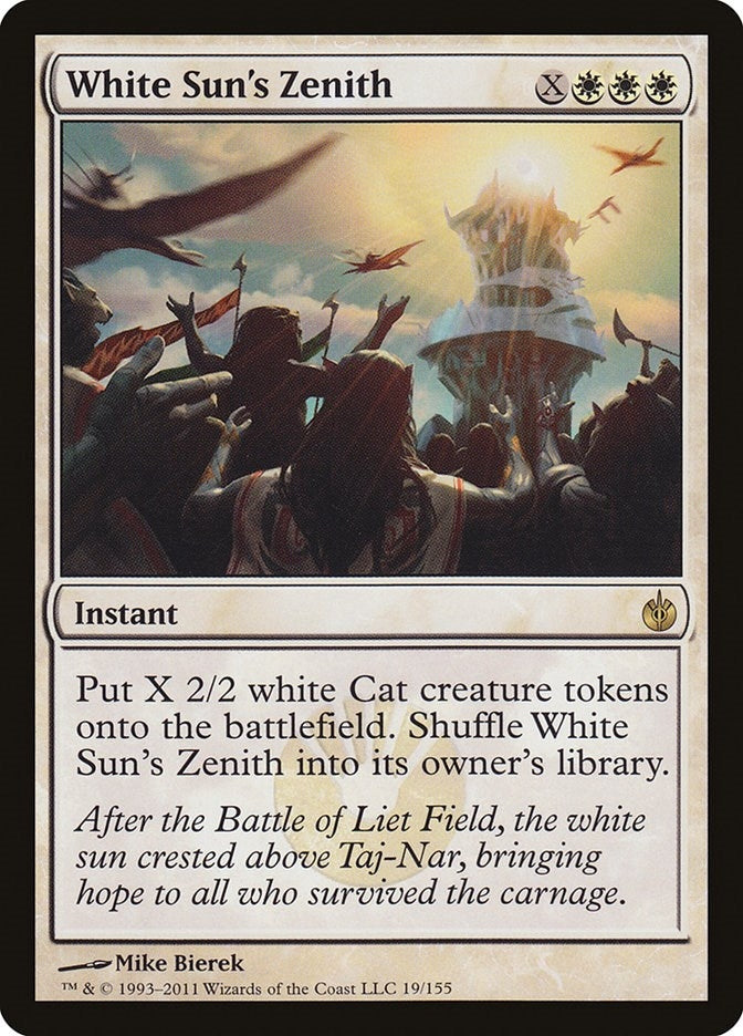 Image for White Sun's Zenith (Mirrodin Besieged) (19) - Magic: The Gathering