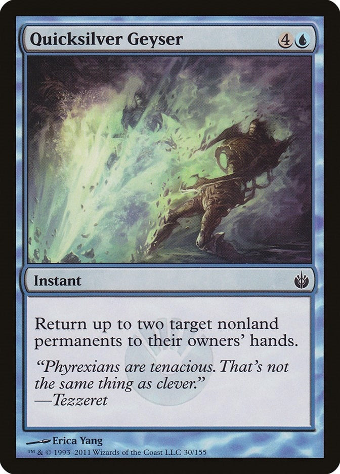 Image for Quicksilver Geyser (Mirrodin Besieged) (30) - Magic: The Gathering