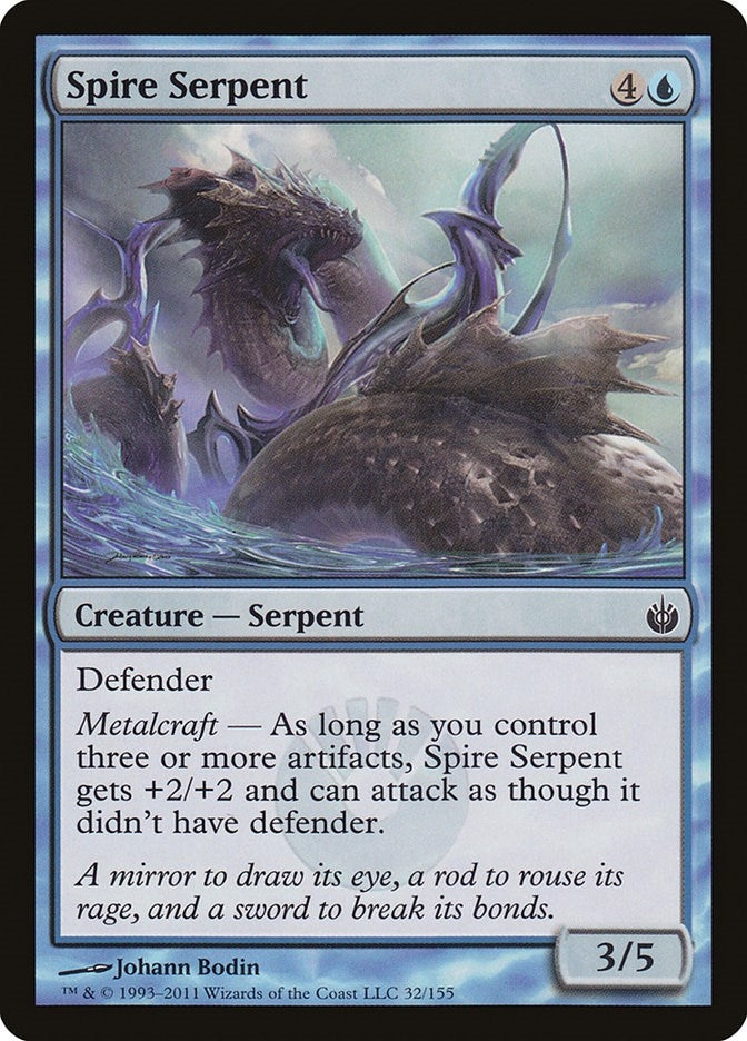 Image for Spire Serpent (Mirrodin Besieged) (32) - Magic: The Gathering