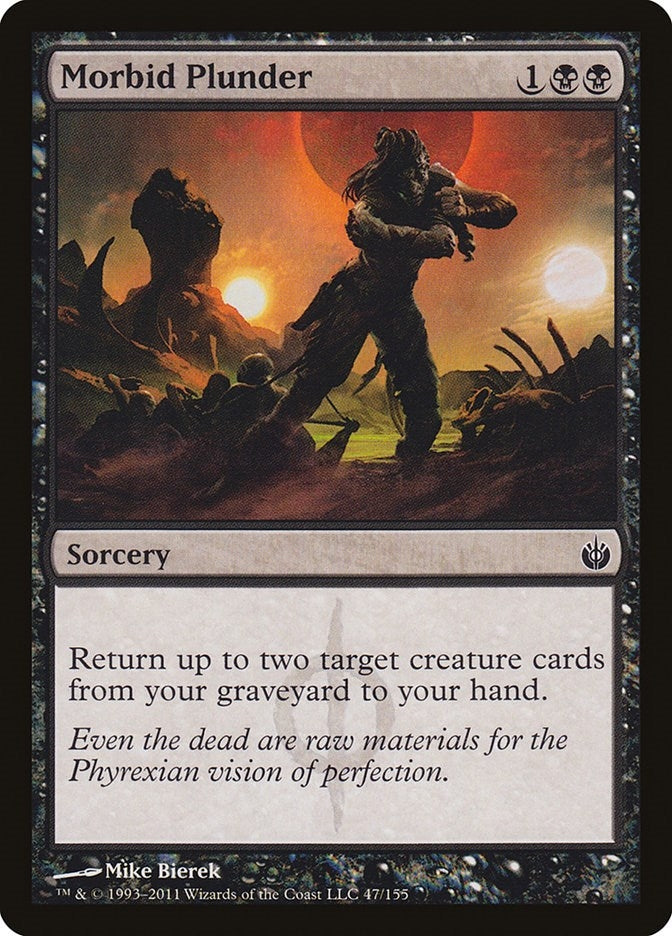 Image for Morbid Plunder (Mirrodin Besieged) (47) - Magic: The Gathering