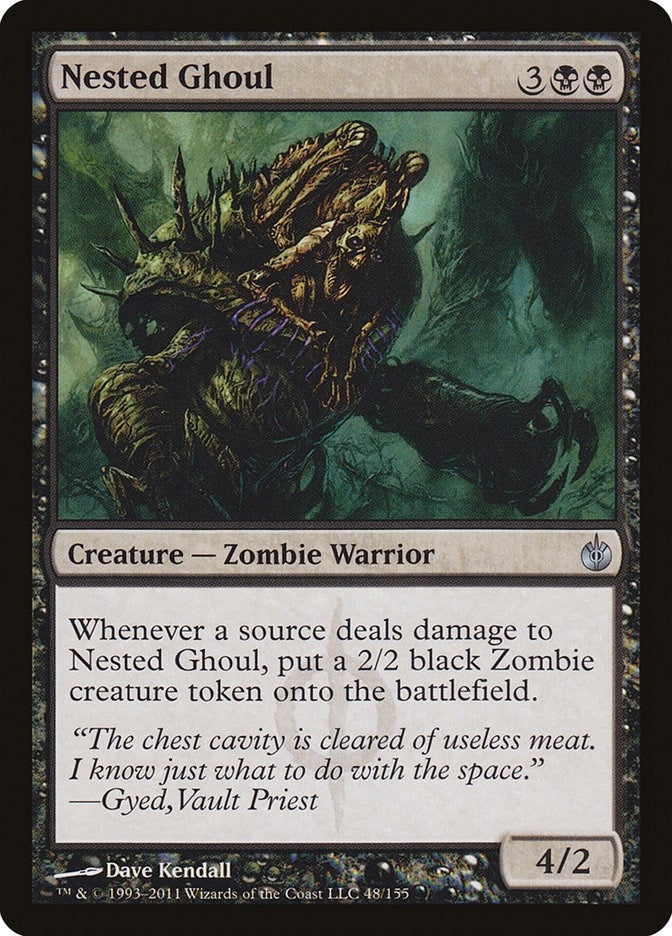 Image for Nested Ghoul (Mirrodin Besieged) (48) - Magic: The Gathering