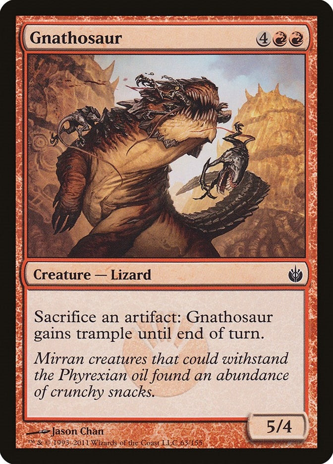 Image for Gnathosaur (Mirrodin Besieged) (63) - Magic: The Gathering