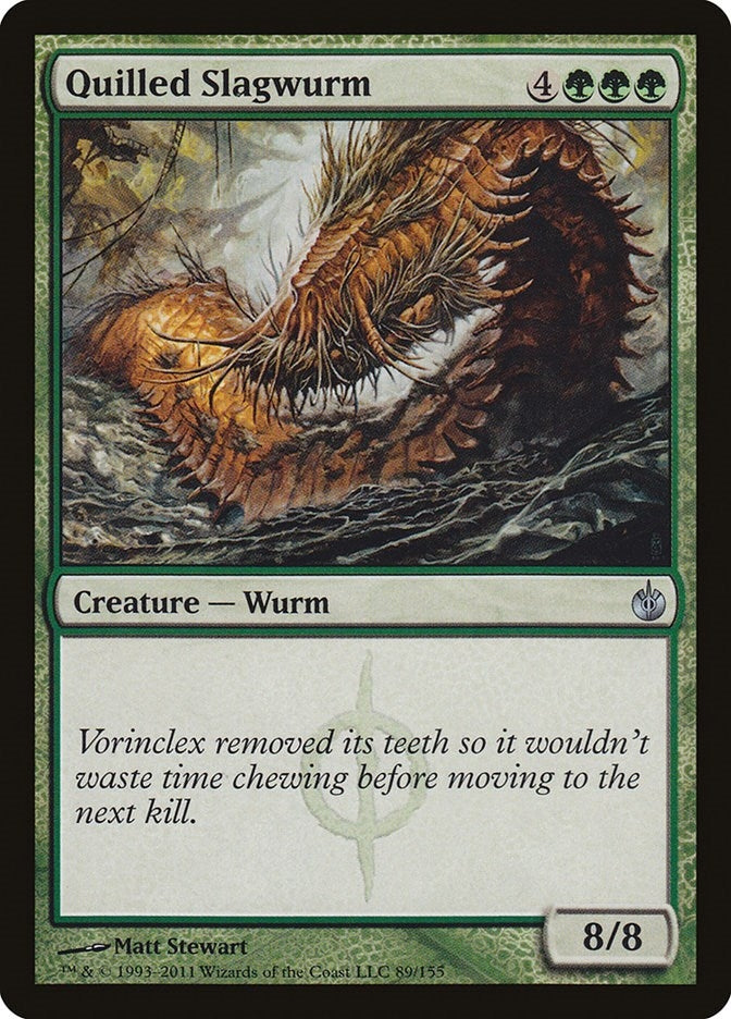 Image for Quilled Slagwurm (Mirrodin Besieged) (89) - Magic: The Gathering