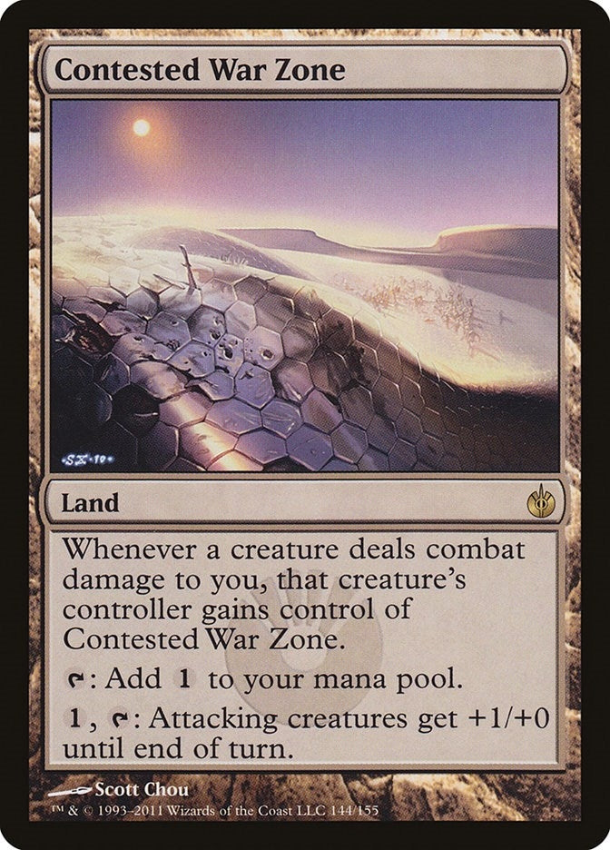 Image for Contested War Zone (Mirrodin Besieged) (144) - Magic: The Gathering