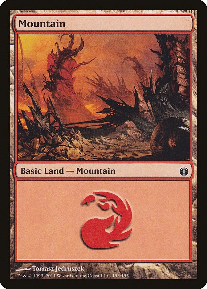 Image for Mountain (153) (Mirrodin Besieged) (153) - Magic: The Gathering
