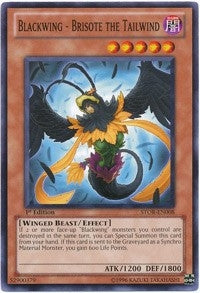 Image for Blackwing - Brisote the Tailwind (Storm of Ragnarok) (STOR-EN008) - YuGiOh