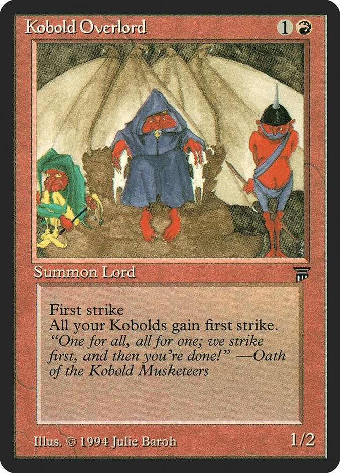 Image for Kobold Overlord (Legends) - Magic: The Gathering