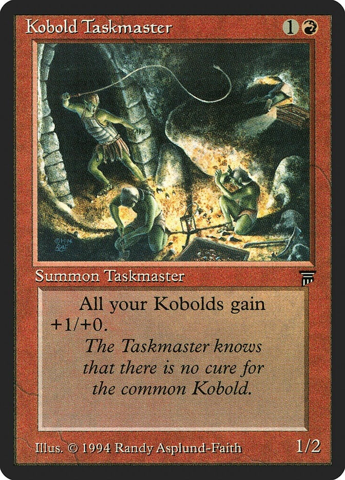 Image for Kobold Taskmaster (Legends) - Magic: The Gathering