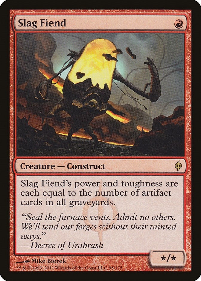 Image for Slag Fiend (New Phyrexia) (95) - Magic: The Gathering