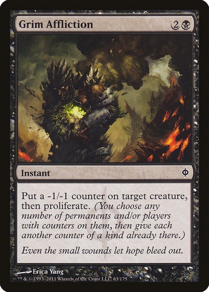Image for Grim Affliction (New Phyrexia) (63) - Magic: The Gathering