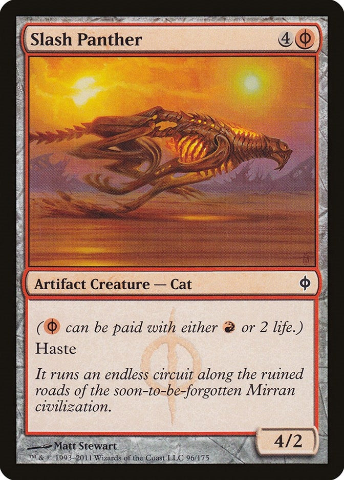 Image for Slash Panther (New Phyrexia) (96) - Magic: The Gathering