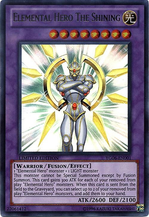 Image for Elemental Hero The Shining (Yu-Gi-Oh! GX Manga Promotional Cards) (YG06-EN001) - YuGiOh