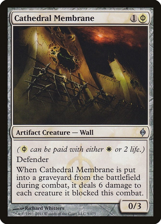 Image for Cathedral Membrane (New Phyrexia) (5) - Magic: The Gathering