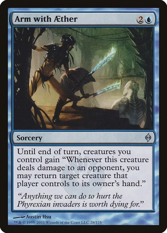 Image for Arm with Aether (New Phyrexia) (28) - Magic: The Gathering