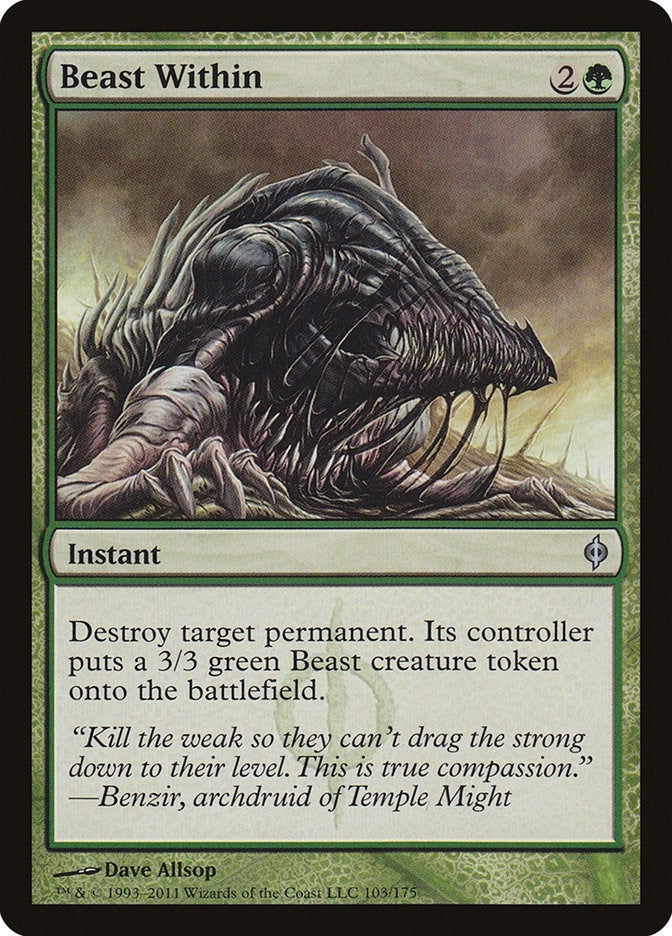 Image for Beast Within (New Phyrexia) (103) - Magic: The Gathering