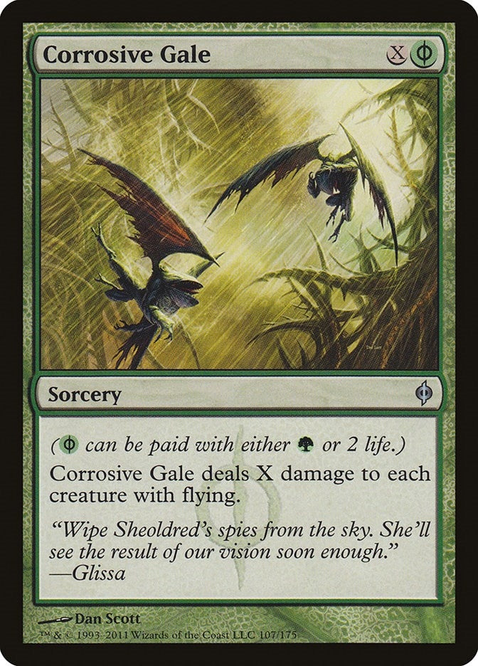 Image for Corrosive Gale (New Phyrexia) (107) - Magic: The Gathering