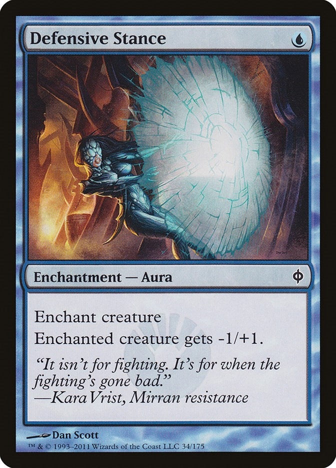 Image for Defensive Stance (New Phyrexia) (34) - Magic: The Gathering