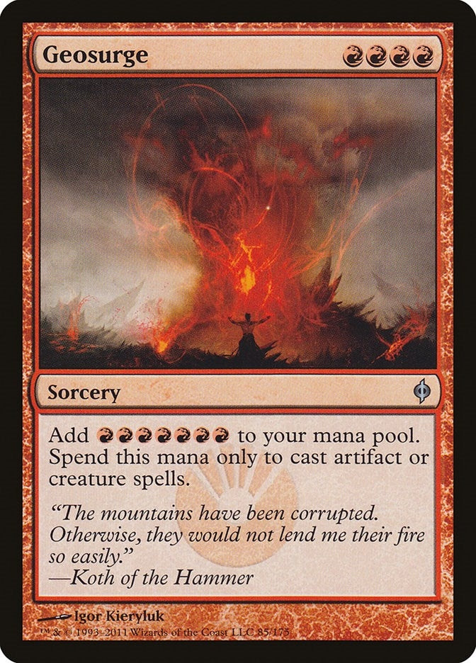 Image for Geosurge (New Phyrexia) (85) - Magic: The Gathering