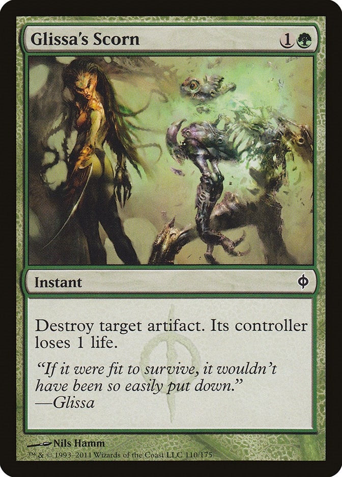 Image for Glissa's Scorn (New Phyrexia) (110) - Magic: The Gathering