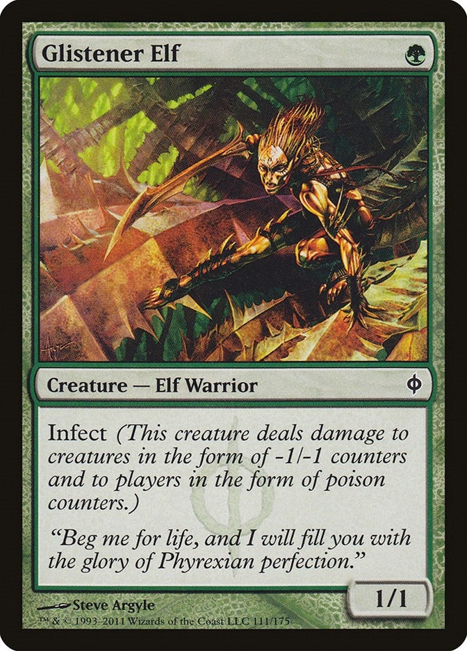 Image for Glistener Elf (New Phyrexia) (111) - Magic: The Gathering