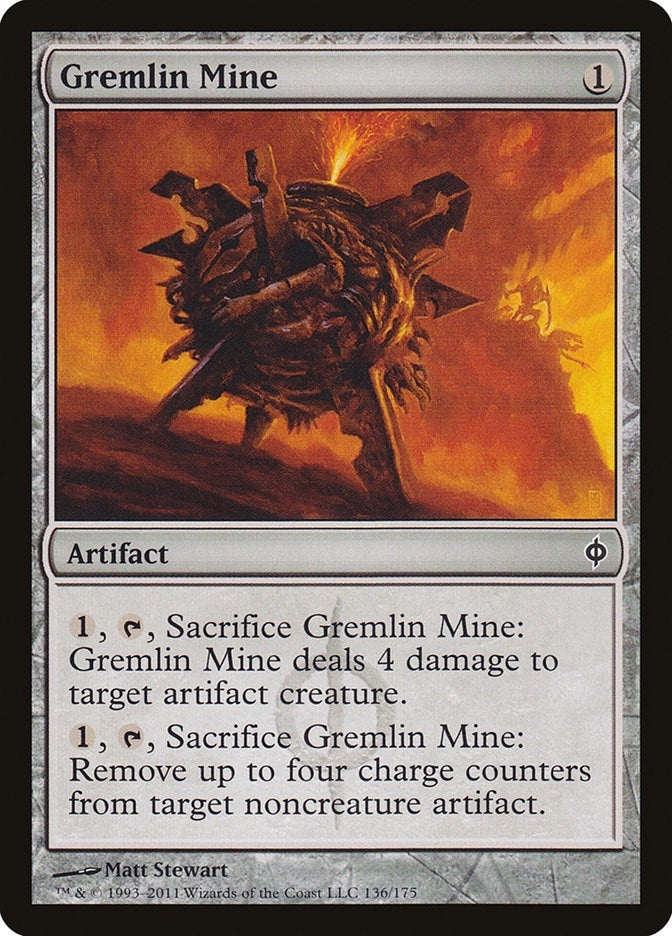 Image for Gremlin Mine (New Phyrexia) (136) - Magic: The Gathering